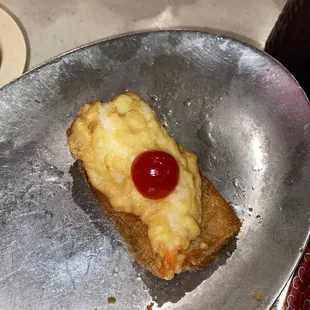 Shrimp, toast