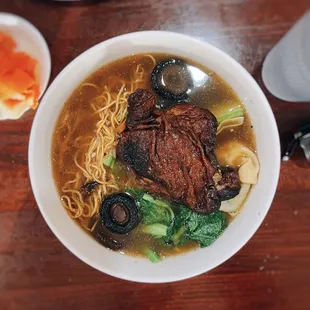 Mi hoanh thanth vit tiem (roast duck egg noodle and wonton) / $14.99