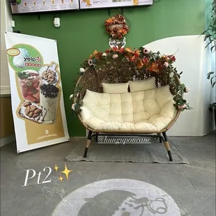 They also have a cute section to take fun photos with your friends and family!