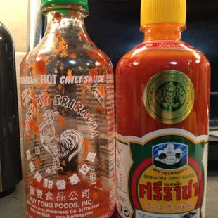 Bangkok bottled sriracha. Excellent!