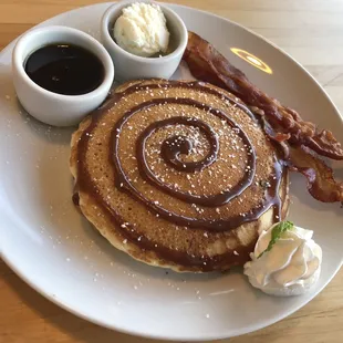 Cinnamon Roll Pancakes