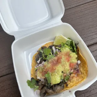 Mushroom Taco