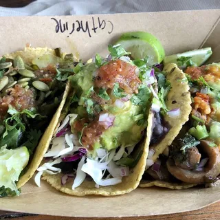 Black Bean and Rajas Taco