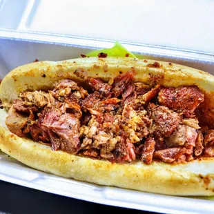 Pull Pork Sandwich. From Hungry Al's