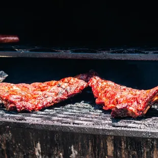 ribs, bbq ribs, food