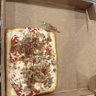 Gluten Free pizza option, more personal sized $16.99