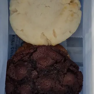 two cookies in a bag