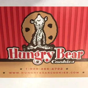 A box of yummy cookies to go!