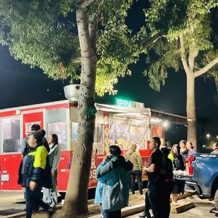 In the Target parking lot off orange show road