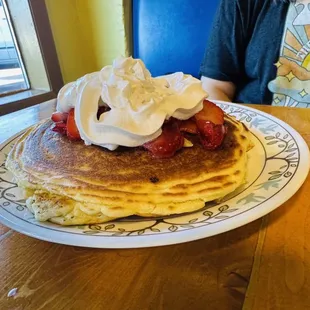 Strawberry pancakes