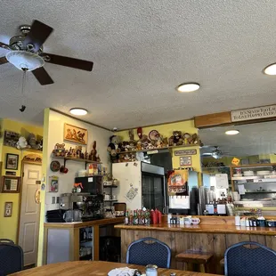the interior of a restaurant