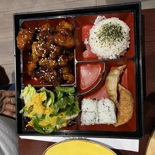 Sesame Chicken Bento Box