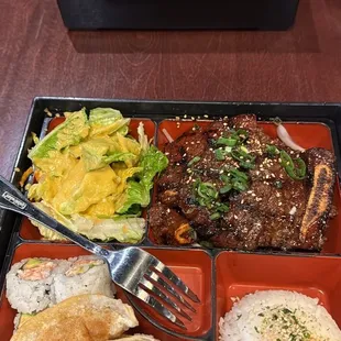 Korean Ribs Bento
