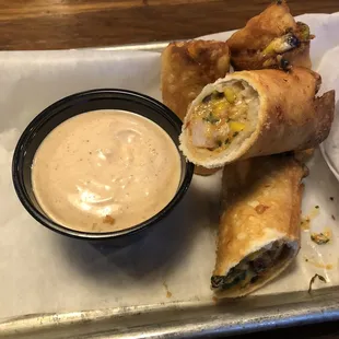 Sante Fe Chicken Firecrackers.