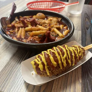 Mozzarella Cheese & Sausage Hotdog