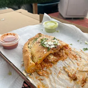 Al Pastor Calzone