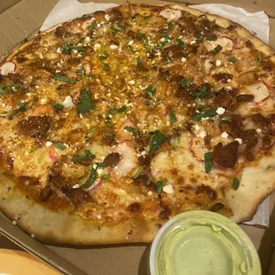 Al pastor pizza