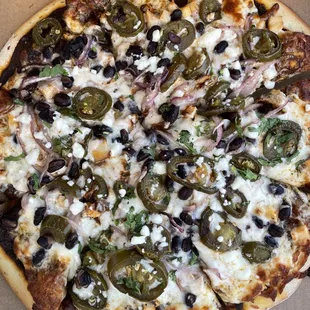Chicken Mole Pizza
