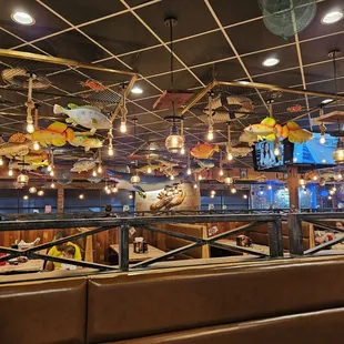 the interior of a restaurant