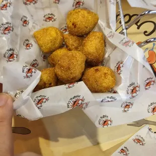 Hush puppies, ok