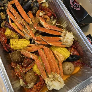 Crab festival for 4 delicious!