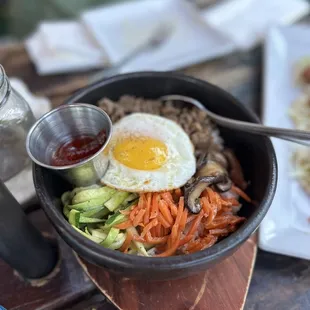 Bibimbap with Hot Stone