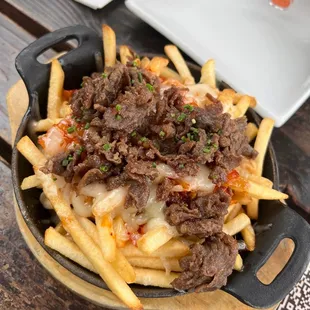 Dirty Fries with bulgogi
