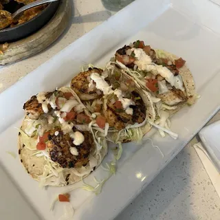 3 Cajun Jumbo Shrimp Tacos Lunch