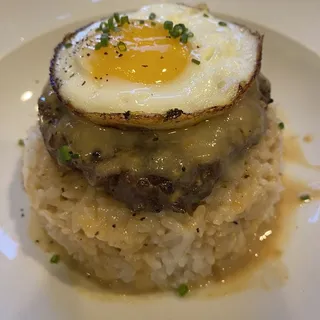 Loco Moco with Brown Rice