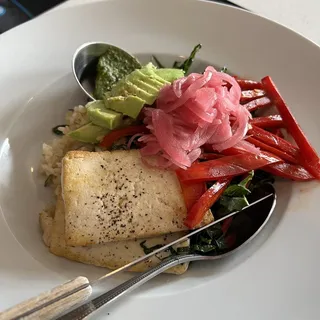 Hungry Crowd Green Bowl