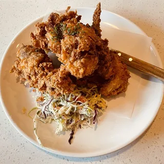 Truffle Honey, Fried Chicken & Slaw