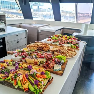 Custome spread for Yatch party