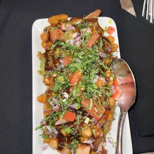 Samosa chaat