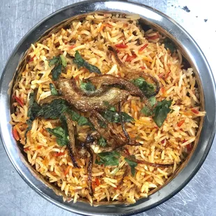 Chicken or Vegetable Biryani!