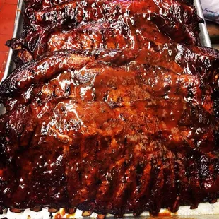 bbq ribs, ribs, food