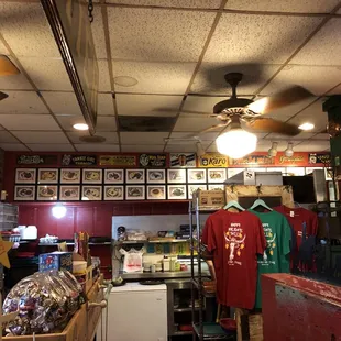 Front counter and kitchen