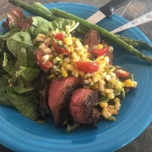 Flank Steak with Corn-Tomato Relish