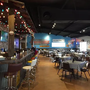 the interior of the restaurant