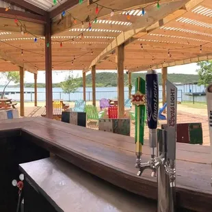 a view of the outdoor bar