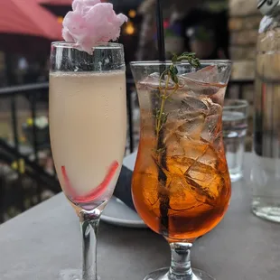 cotton candy drink + sprtiz