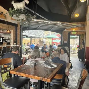 The main dining area
