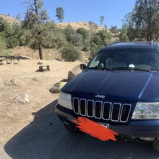 Our campsite at Hungry Gulch!