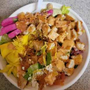 Chicken cream chop bowl!