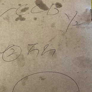 I ask for my burger to be cut in half as you can see on the box and it wasn't