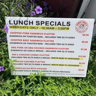 menu 7/9/23