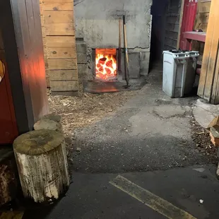 The fire that stokes the grill.