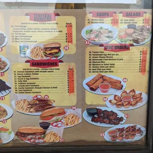 Full menu Pt 2