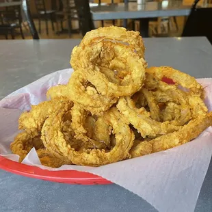 Half order of onion rings