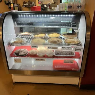 Dessert counter