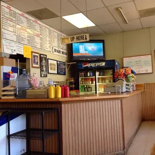 Old school counter menu. Don&apos;t let the looks fool you though, it&apos;s delicious.